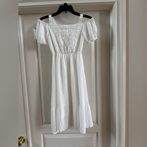 Art Class Girls White Dress Sz Medium 7/8